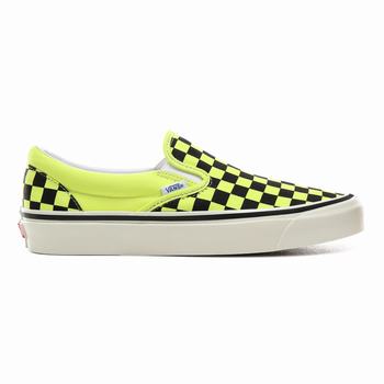 Vans Anaheim Factory Classic Slip-On 98 DX - Naisten Tennarit - Keltainen